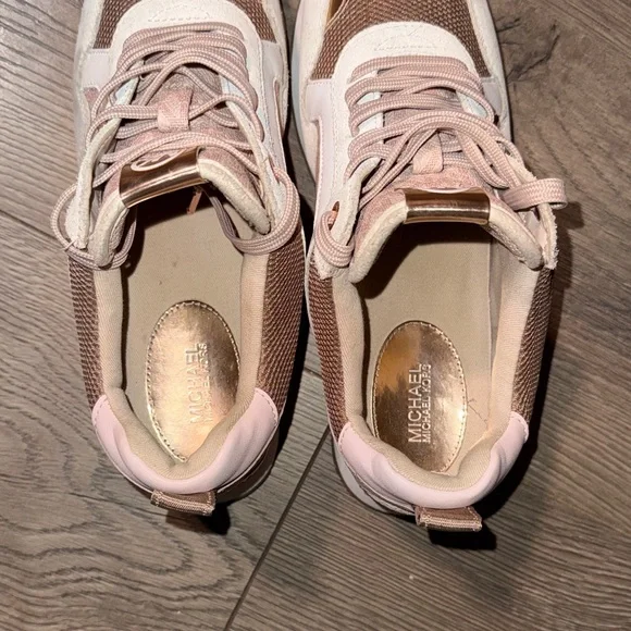 Michael Kors Wilma Suede and Logo Trainer - Picture 7 of 9